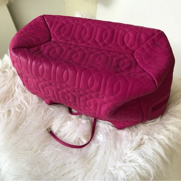 Donald Pliner Quilted Leather Handbag - Picture 5 of 15